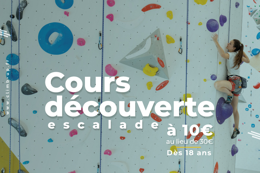 Cours découverte escalade 10€ Limoges