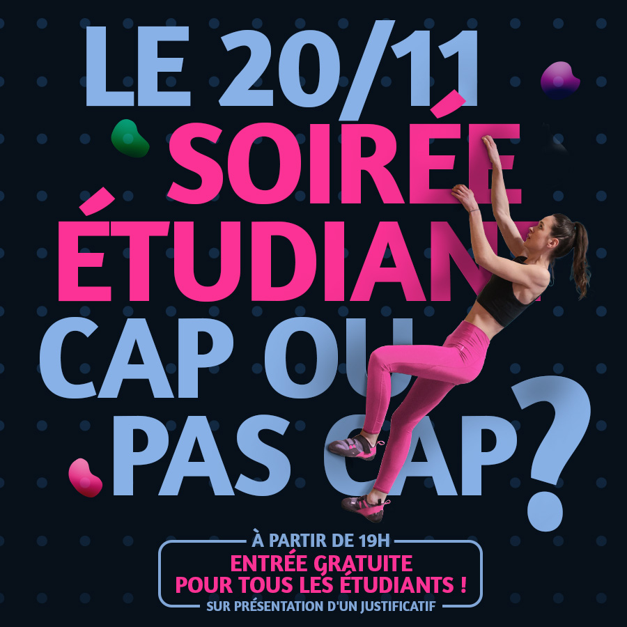 Soirée étudiante, Jeudi 20 Novembre 2025, Climb Up Limoges