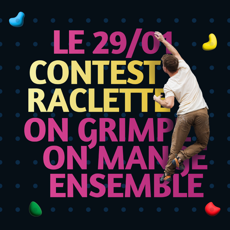 Contest de bloc et raclette à Climb Up Limoges. Le Jeudi 29 Janvier 2026.